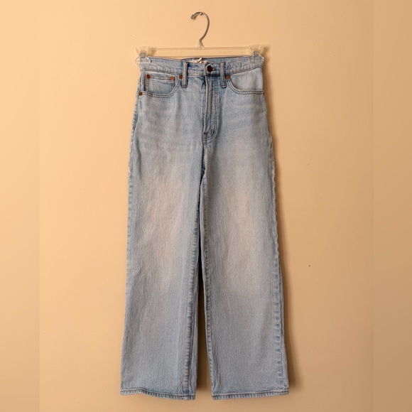 Madewell Denim - Madewell Light Wash Wide Leg Jeans